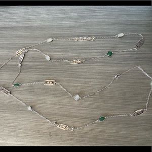 Women’s silver necklace